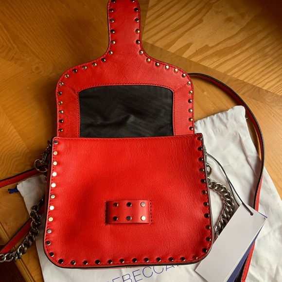 Rebecca minkoff midnighter mini carnation red NWT - Picture 7 of 9